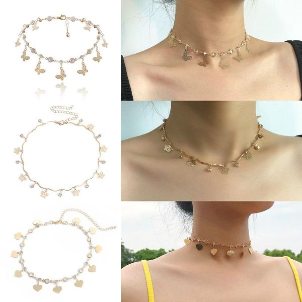 симпатичные сердце бабочка choker ожерелье для женщин золота ключицы цепи 2020 заявления воротник женщины chocker сияющего кристалл ювелирны, Golden;silver
симпатичные сердце бабочка choker ожерелье для женщин золота ключицы цепи 2020 заявления воротник женщины chocker сияющего кристалл ювелирны, Golden;silver
