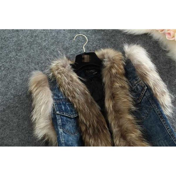 wholesale-fur denim vest fashion fox wool waistcoat women autumn stitching jean jacket real sleeveless fur denim vest s-2xl, Black;white
wholesale-fur denim vest fashion fox wool waistcoat women autumn stitching jean jacket real sleeveless fur denim vest s-2xl, Black;white