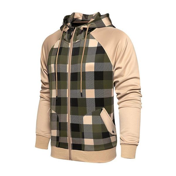 2020 nouveau automne hommes veste dcontract treillis sweat-shirt en vrac hommes couture capuche manches longues, Black
2020 nouveau automne hommes veste dcontract treillis sweat-shirt en vrac hommes couture capuche manches longues, Black