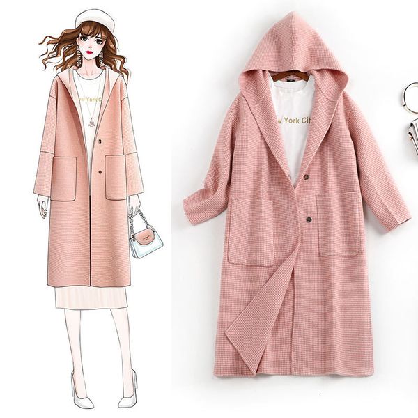 double-sided wool wears female winter jacket plus size long women's coates g9ye, Black
double-sided wool wears female winter jacket plus size long women's coates g9ye, Black