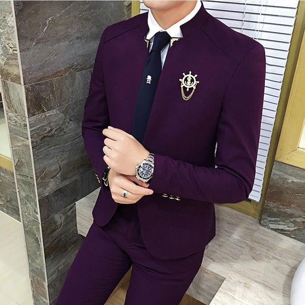 2021 new korean version of the tide male casual stand collar small blazer british chinese wind suit fashion men's wear-jack1, White;black
2021 new korean version of the tide male casual stand collar small blazer british chinese wind suit fashion men's wear-jack1, White;black