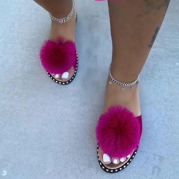 slippers summer women shoes flat slipper fashion faux fur ladies sandals open toe beach flip flops female platform casual outdoor slides, Black
slippers summer women shoes flat slipper fashion faux fur ladies sandals open toe beach flip flops female platform casual outdoor slides, Black