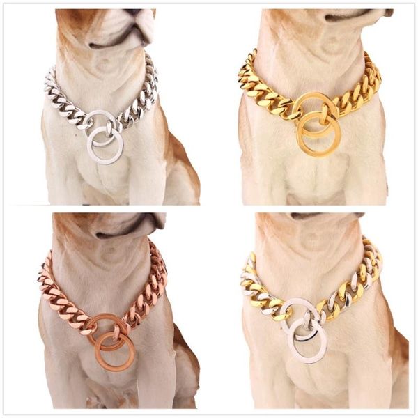 10/12/15mm stainless steel silver color/gold/black cut cuban curb pet supplies dogs collar choker safety anti-lost chain 12"-34
10/12/15mm stainless steel silver color/gold/black cut cuban curb pet supplies dogs collar choker safety anti-lost chain 12"-34
