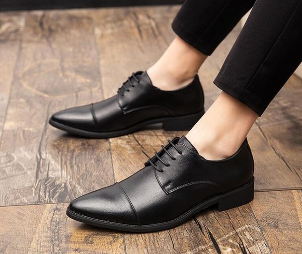 2020 new men british patchwork pointed lace-up oxford formal shoes male wedding prom homecoming shoes sapato social masculino, Black
2020 new men british patchwork pointed lace-up oxford formal shoes male wedding prom homecoming shoes sapato social masculino, Black
