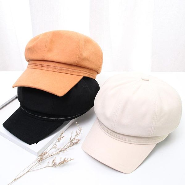 ldslyjr solid beret casual painter hat peaked octagonal hat women and girl 19, Blue;gray
ldslyjr solid beret casual painter hat peaked octagonal hat women and girl 19, Blue;gray