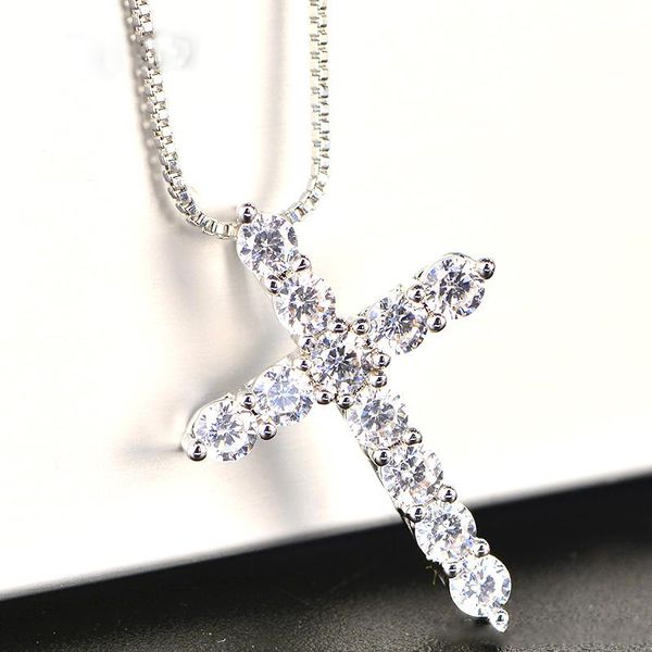 yhamni luxury cubic zircon cross pendant necklace 925 sterling silver cross christian jesus jewelry for women gift hzl005
yhamni luxury cubic zircon cross pendant necklace 925 sterling silver cross christian jesus jewelry for women gift hzl005