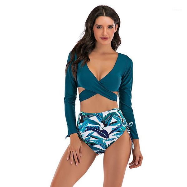 2020new summer solid color bandage high waist swimsuit women swimwear print flower swimming brazilian bikini1, White;black
2020new summer solid color bandage high waist swimsuit women swimwear print flower swimming brazilian bikini1, White;black