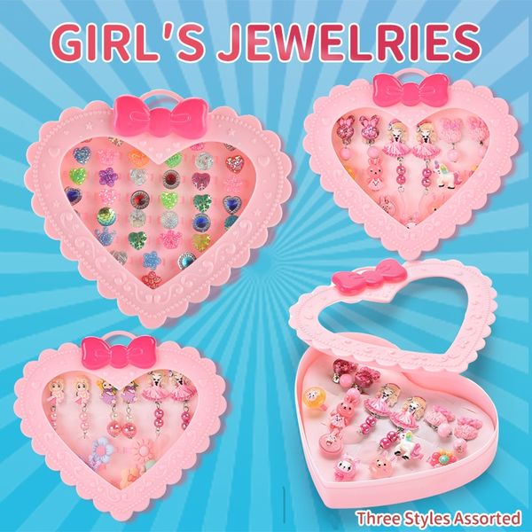 fashion child's earring ring cartoon girl princess jewelry love box containing crystal gem diamonds high quality
fashion child's earring ring cartoon girl princess jewelry love box containing crystal gem diamonds high quality
