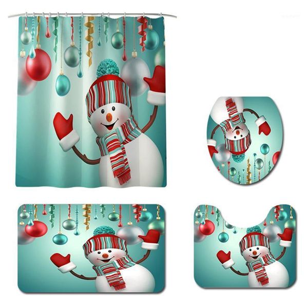 shower curtains christmas curtain carpet floor mat combination bathroom toilet cushion set1
shower curtains christmas curtain carpet floor mat combination bathroom toilet cushion set1