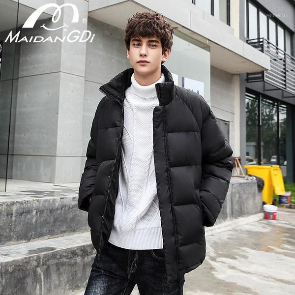 maidangdi 2020 winter new down jackets for men teenager solid color all-match fashion coats thickened warm windproof clothes1, Black
maidangdi 2020 winter new down jackets for men teenager solid color all-match fashion coats thickened warm windproof clothes1, Black