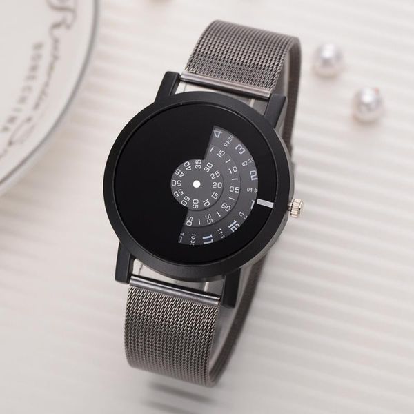 women watches trendy modern wrist watch quartz women fashion stainless steel mesh creative dial casual stylish mens gift, Slivery;brown
women watches trendy modern wrist watch quartz women fashion stainless steel mesh creative dial casual stylish mens gift, Slivery;brown