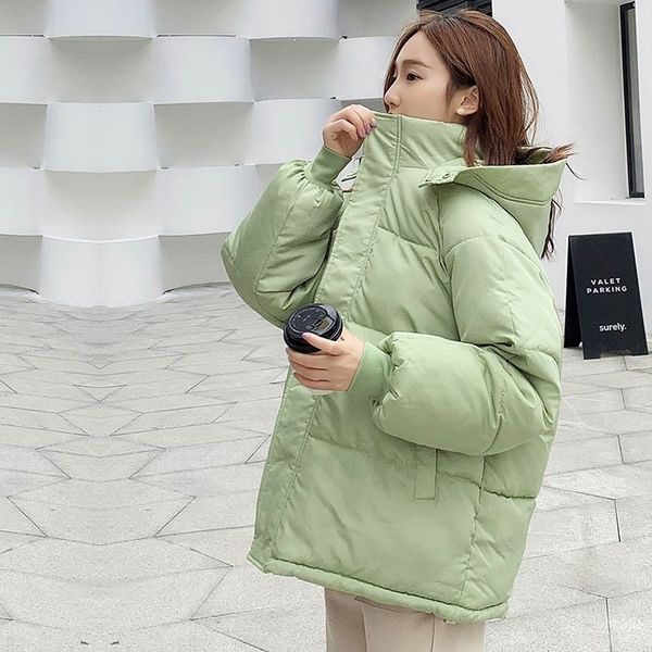 fashion short winter jacket women casual warm solid hooded parka coat office lady new 201120, Black
fashion short winter jacket women casual warm solid hooded parka coat office lady new 201120, Black