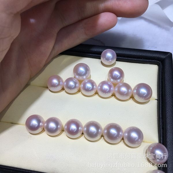 8.5-9.5 non-nuclear freshwater pearl bare pearl wholesale support customized perfect circle flawless mirror gloss comparable to seawater fas, White
8.5-9.5 non-nuclear freshwater pearl bare pearl wholesale support customized perfect circle flawless mirror gloss comparable to seawater fas, White