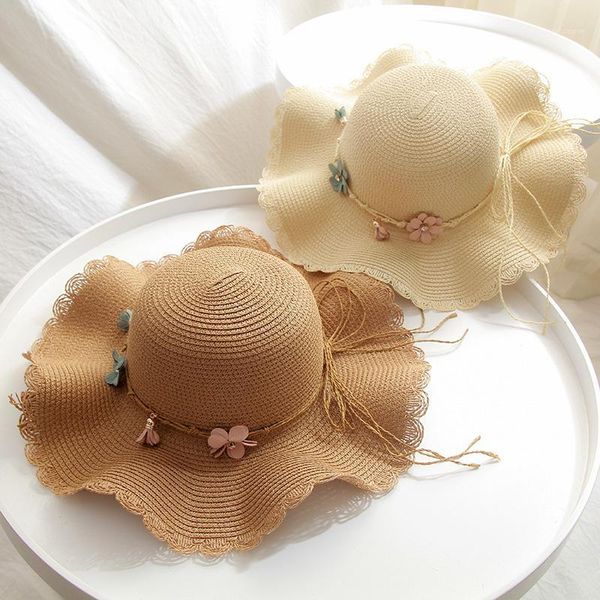 wide brim hats parent-child summer women's sun hat bucket cap beige lace bowknot flowers ribbon flat straw beach caps panama1, Blue;gray
wide brim hats parent-child summer women's sun hat bucket cap beige lace bowknot flowers ribbon flat straw beach caps panama1, Blue;gray