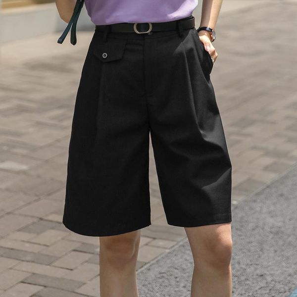 women's shorts loose buttons solid 2021 fashion female elegant wide plus size leg trousers casual women vonda summer, White;black
women's shorts loose buttons solid 2021 fashion female elegant wide plus size leg trousers casual women vonda summer, White;black