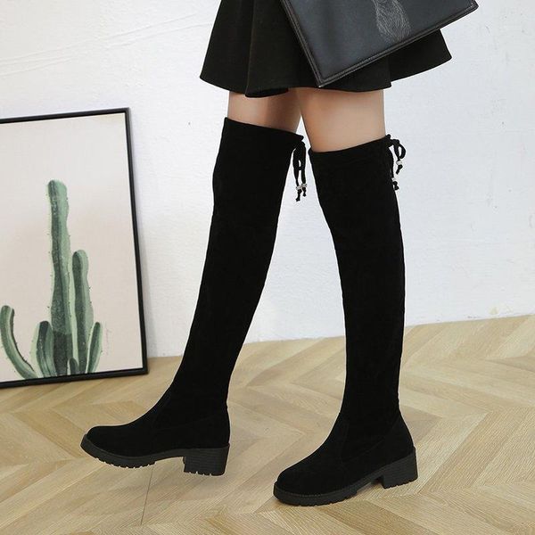 boots over-the-knee women cotton shoes women's mid-heel all-match high-tube slim stretch round-toe long-tube1, Black
boots over-the-knee women cotton shoes women's mid-heel all-match high-tube slim stretch round-toe long-tube1, Black