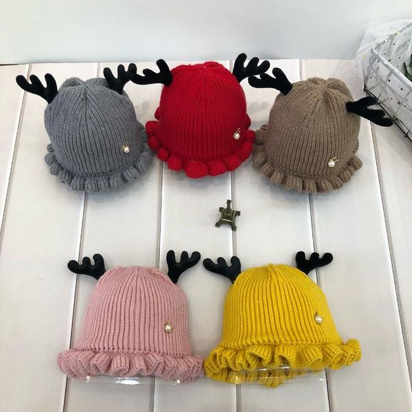 beanies antlers knitted caps child christmas lovely winter warm girls boys japanese style 46-52cm pearls pure color hats
beanies antlers knitted caps child christmas lovely winter warm girls boys japanese style 46-52cm pearls pure color hats
