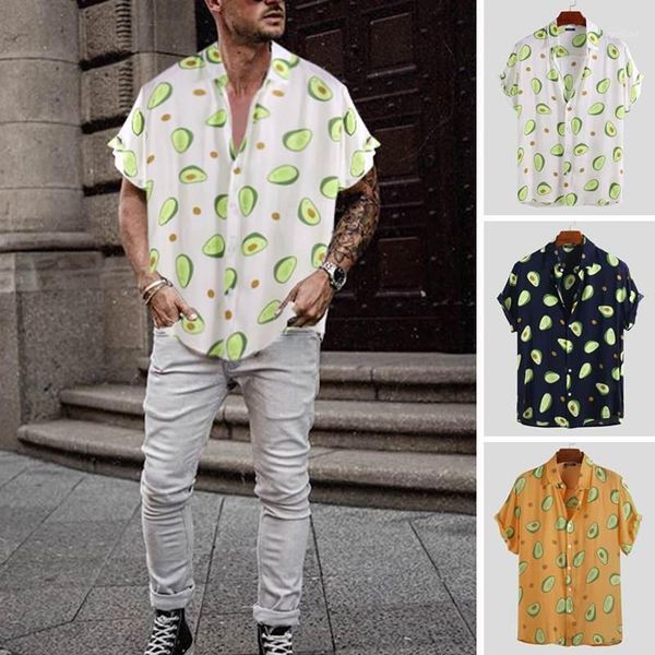 incerun new fashion summer hawaiian men shirt avocado print lapel 2019 streetwear casual holiday personality camisa masculina1, White;black
incerun new fashion summer hawaiian men shirt avocado print lapel 2019 streetwear casual holiday personality camisa masculina1, White;black
