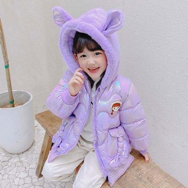 winter medium long 2020 new foreign style children's padded thickened coat little girl's down cotton, Blue;gray
winter medium long 2020 new foreign style children's padded thickened coat little girl's down cotton, Blue;gray
