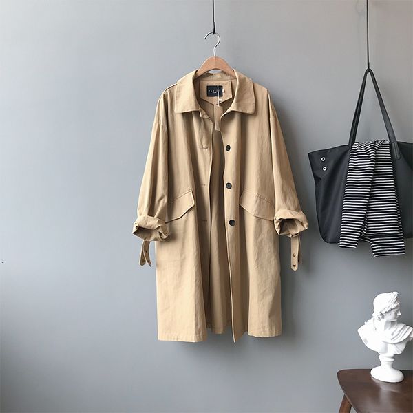 2019 autumn long trench coat women fashion classic single breasted belt casual business outerwear 0393, Tan;black
2019 autumn long trench coat women fashion classic single breasted belt casual business outerwear 0393, Tan;black