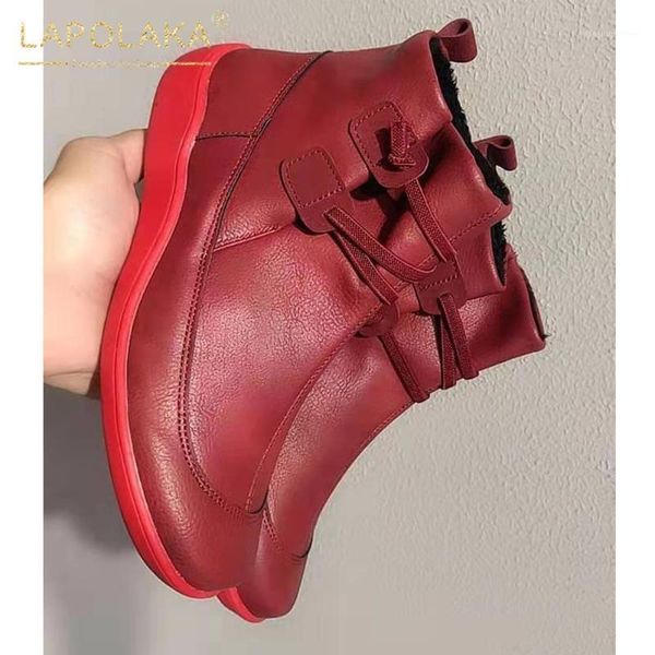 boots lapolaka fashion large size 43 female flat heels round toe lace-up cross-tied winter women ankle woman1, Black
boots lapolaka fashion large size 43 female flat heels round toe lace-up cross-tied winter women ankle woman1, Black