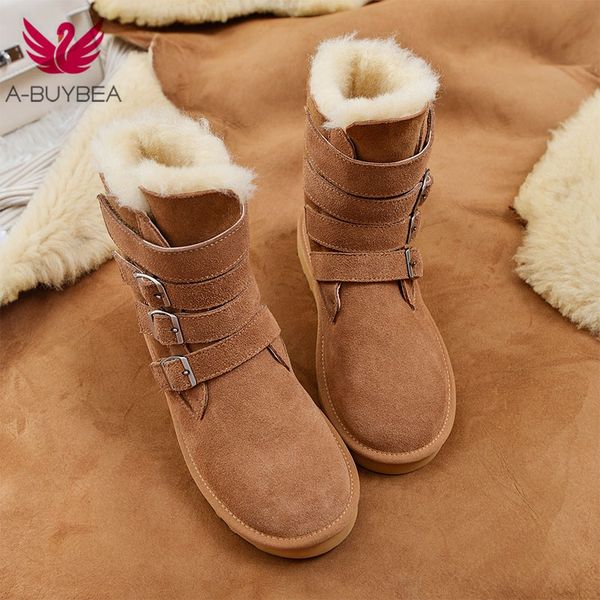 cow suede женщины снега сапоги теплой длинной шерсти мех плюшевый зима женского ботильоны пряжка плоская каблуки дама водонепроницаемая обув, Black
cow suede женщины снега сапоги теплой длинной шерсти мех плюшевый зима женского ботильоны пряжка плоская каблуки дама водонепроницаемая обув, Black