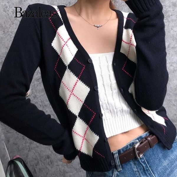 women's knits & tees bazaleas vintage red tartan women's sweater pull femme clothes women kardigan white black patchwork knitted c
women's knits & tees bazaleas vintage red tartan women's sweater pull femme clothes women kardigan white black patchwork knitted c