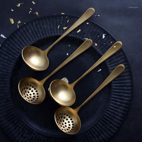 spoons gold metal soup ladle colander set kitchen cookware long handle spoon dinner kitchenware serving utensil tools1
spoons gold metal soup ladle colander set kitchen cookware long handle spoon dinner kitchenware serving utensil tools1