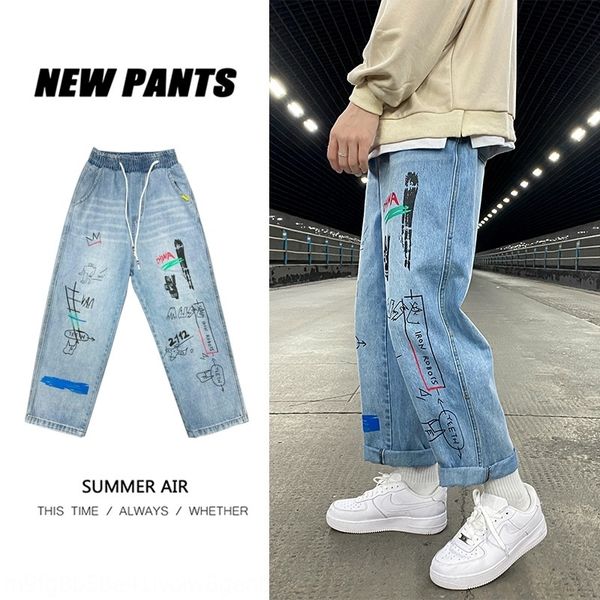 nia8t yant 2020 autumn new and jeans k brand men's graffiti 4lehq casual loose jeans fashion fashion print, Blue
nia8t yant 2020 autumn new and jeans k brand men's graffiti 4lehq casual loose jeans fashion fashion print, Blue