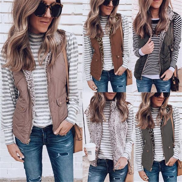 autumn winter warm slim vests coat women double side sleeveless jacket reversible plus size waistcoat fashion women clothes1, Black;white
autumn winter warm slim vests coat women double side sleeveless jacket reversible plus size waistcoat fashion women clothes1, Black;white