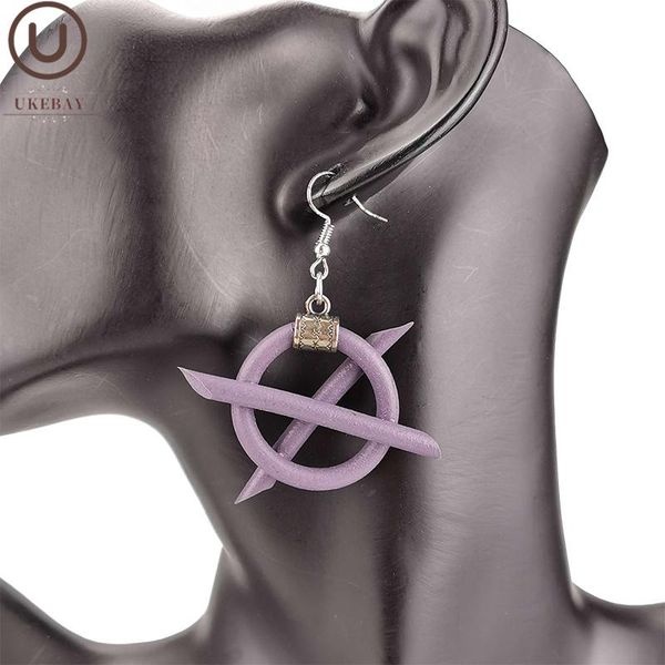 dangle & chandelier ukebay steering wheel shape drop earrings for women purple jewelry gift girl designer handmade strange ear accessories, Silver
dangle & chandelier ukebay steering wheel shape drop earrings for women purple jewelry gift girl designer handmade strange ear accessories, Silver