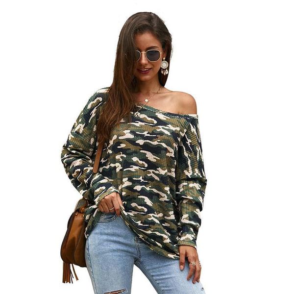 2019 autumn knitted sweater women off shoulder sweaters ladies camouflage pullovers sweater women loose sweater for women, White;black
2019 autumn knitted sweater women off shoulder sweaters ladies camouflage pullovers sweater women loose sweater for women, White;black