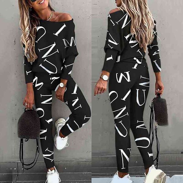 womens casual fashion printed exercise sets ladies loose bat sleeve plus trousers womens sports suit 2pcs set women, Gray 
womens casual fashion printed exercise sets ladies loose bat sleeve plus trousers womens sports suit 2pcs set women, Gray