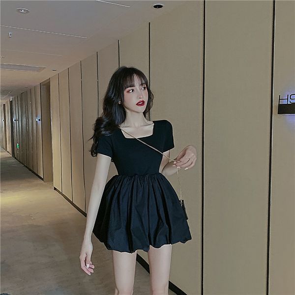2021 Beautiful Puffy Mini Summer Sweet New Square Turtleneck High Waist Short White Sleeves Dress Women's Clubs 7C4I, Black;gray
2021 Beautiful Puffy Mini Summer Sweet New Square Turtleneck High Waist Short White Sleeves Dress Women's Clubs 7C4I, Black;gray