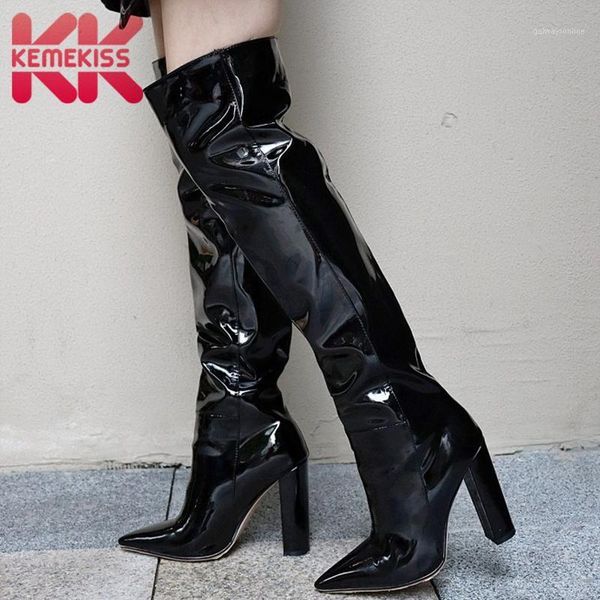 boots kemekiss women over knee thick high heel winter shoes woman pointed toe long boot party lady footwear size 34-431, Black
boots kemekiss women over knee thick high heel winter shoes woman pointed toe long boot party lady footwear size 34-431, Black