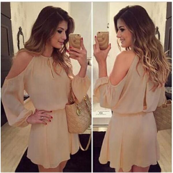 sellingnew chiffon strapless dress strap long-sleeved dress casual solid color dress, Black;gray
sellingnew chiffon strapless dress strap long-sleeved dress casual solid color dress, Black;gray