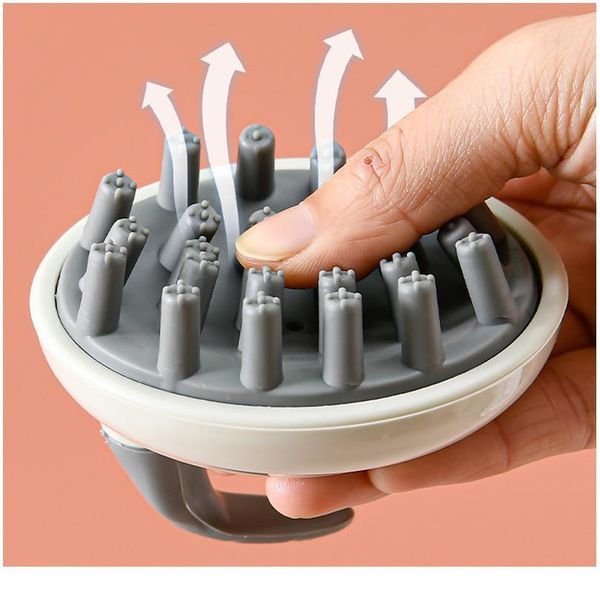 sile head body scalp massage brush sile shampoo brush hair washing comb shower brush bath spa jllchs, Silver
sile head body scalp massage brush sile shampoo brush hair washing comb shower brush bath spa jllchs, Silver