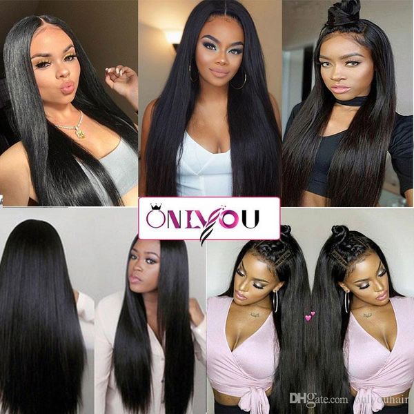 onlyou hair@ silky straight lace front wig brazilian virgin human hair full lace wigs for women natural color 8-24inch human hair lace wigs, Black;brown
onlyou hair@ silky straight lace front wig brazilian virgin human hair full lace wigs for women natural color 8-24inch human hair lace wigs, Black;brown