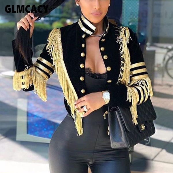 women winter solid office cardigan coat autumn female warm blend blazer vintage tassel jacket outwear mujer, White;black
women winter solid office cardigan coat autumn female warm blend blazer vintage tassel jacket outwear mujer, White;black