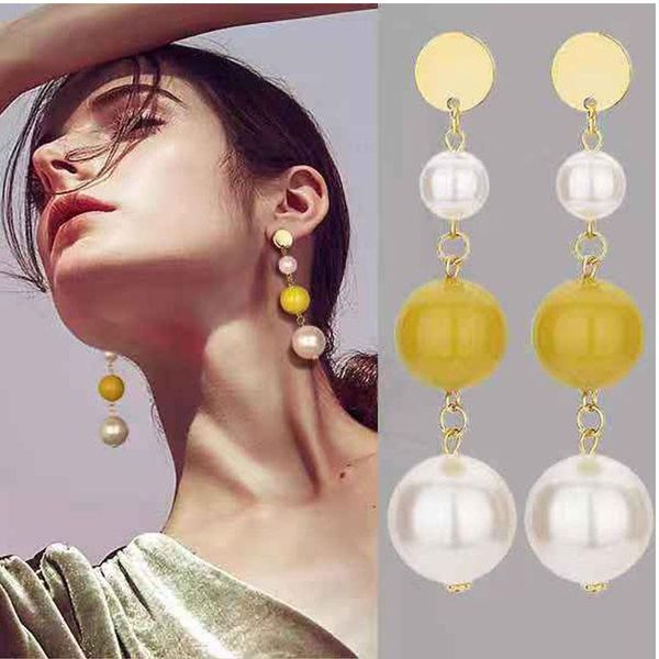 dangle & chandelier canamay elegant round imitation pearl earrings dazzling cz women engagement wedding graceful accessories fashion, Silver
dangle & chandelier canamay elegant round imitation pearl earrings dazzling cz women engagement wedding graceful accessories fashion, Silver