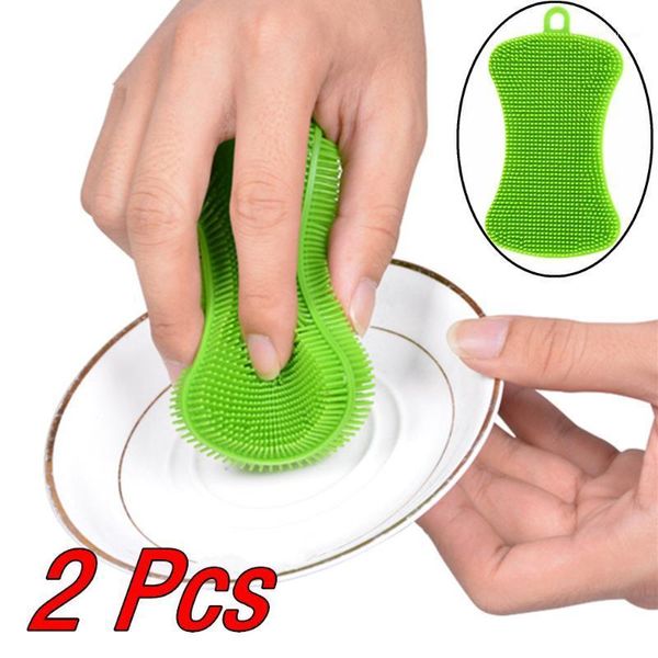 disposable gloves 2pcs silicone dish washing sponge scrubber kitchen cleaning antibacterial tool strong decontamination ability high quality
disposable gloves 2pcs silicone dish washing sponge scrubber kitchen cleaning antibacterial tool strong decontamination ability high quality