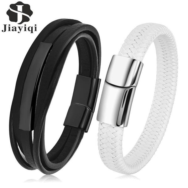 bracelet man leather stainless steel magnetic clasps mutilayer wrap bracelets for men 2020 fashion male jewelry accessories gift, Golden;silver
bracelet man leather stainless steel magnetic clasps mutilayer wrap bracelets for men 2020 fashion male jewelry accessories gift, Golden;silver