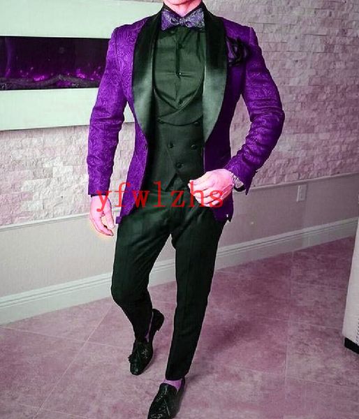 новый стиль тиснение красивый платок отворотом groom tuxedos мужские костюмы свадебные / выпускной вечер / ужин шафер blazer (куртка + штаны, Black;gray
новый стиль тиснение красивый платок отворотом groom tuxedos мужские костюмы свадебные / выпускной вечер / ужин шафер blazer (куртка + штаны, Black;gray