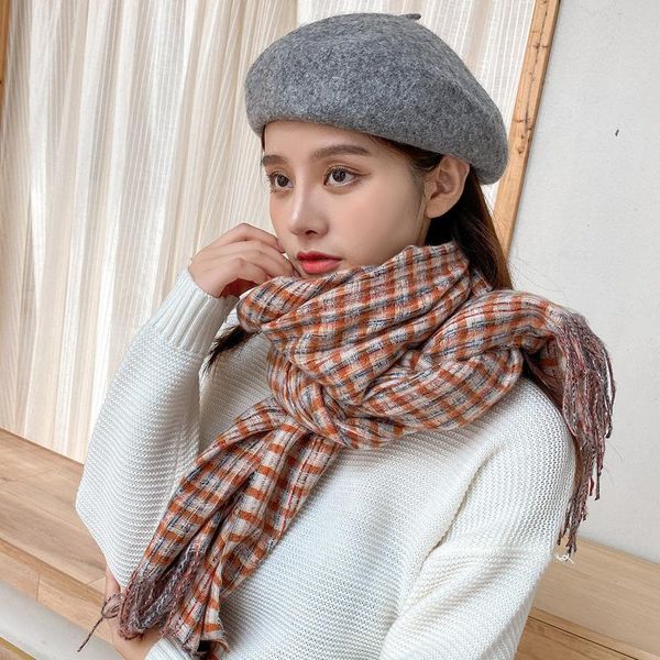 scarves faux cashmere shawl winter green plaid scarf cape tassels warm acrylic christmas gifts for men or women, Blue;gray
scarves faux cashmere shawl winter green plaid scarf cape tassels warm acrylic christmas gifts for men or women, Blue;gray
