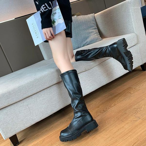 boots women new 2020 shoes round toe zipper winter footwear thigh high heels high luxury designer mid calf1, Black
boots women new 2020 shoes round toe zipper winter footwear thigh high heels high luxury designer mid calf1, Black