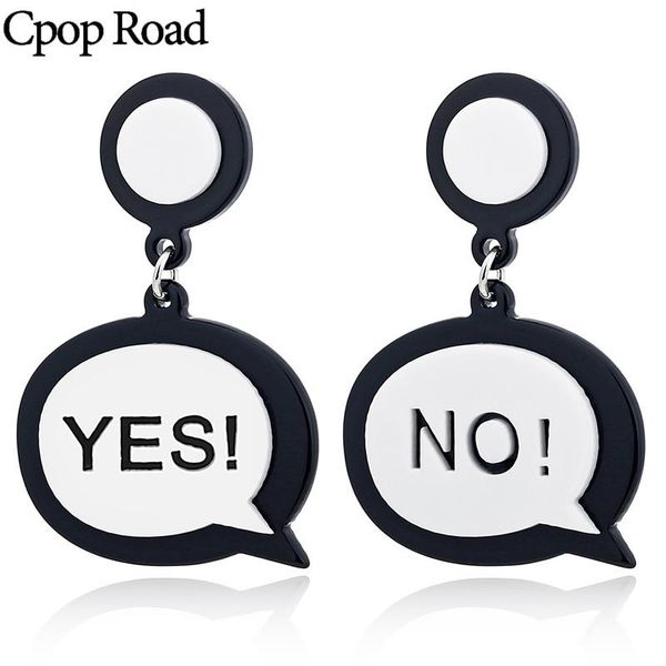 cpop creative yes no letter acrylic earrings fashion jewelry girl gift personality acetate resin earrings women accessories 2021, Golden;silver
cpop creative yes no letter acrylic earrings fashion jewelry girl gift personality acetate resin earrings women accessories 2021, Golden;silver