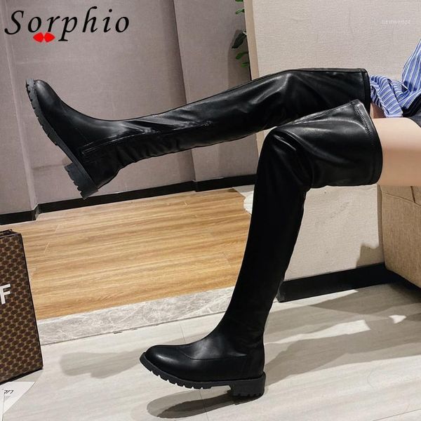 boots sorphio female brand stylish skipproof sole women shoes solid low heel casual knee high over the boots1, Black
boots sorphio female brand stylish skipproof sole women shoes solid low heel casual knee high over the boots1, Black