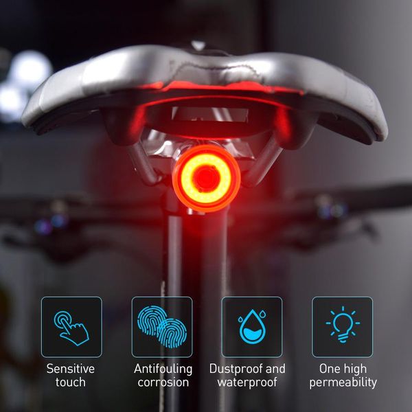 touch bicycle light smart sensor taillight brake vibration induction bike rear light usb fast charge mtb road
touch bicycle light smart sensor taillight brake vibration induction bike rear light usb fast charge mtb road