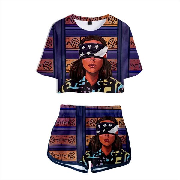 stranger things 3d printed women two piece set fashion summer short sleeve crop shorts 2019 streetwear clothes, Gray
stranger things 3d printed women two piece set fashion summer short sleeve crop shorts 2019 streetwear clothes, Gray