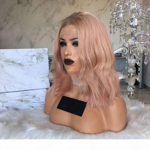 no bad smell european and american womens wig mid-point corn fashion micro-roll water ripple long hair primary color light pink short cu, Black
no bad smell european and american womens wig mid-point corn fashion micro-roll water ripple long hair primary color light pink short cu, Black